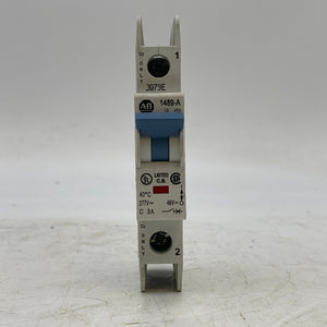 Allen-Bradley 1489-A1C030 Ser A Circuit Breaker 277VAC 3A *Lot of (8)* (Used)