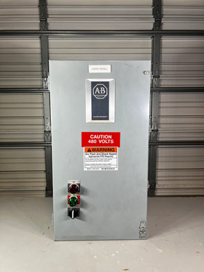 Allen-Bradley 500L-EAB93-6P 500L-EOD93 AC Lighting Contactor Enclosure, 200A (Used)