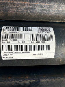 Wheatland 6.625" x 0.134" Sch. 10 Black Steel Fire Sprinkler Pipe *Lot of (26) Joints* (New)