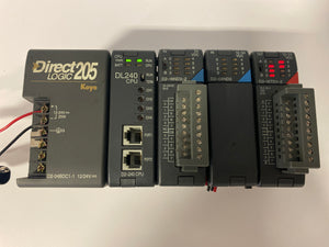 Automation Direct D204BDC1-1 DirectLogic 205 PLC Assy w/ D2-240CPU (Used)