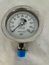 Load image into Gallery viewer, Stewarts-USA S-9263 Vibragauge Pressure Gauge, 0-200 PSI, 4&quot; Dial, 1/2&quot; NPT ( No Box)