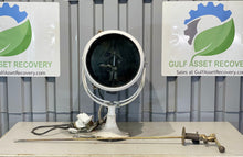 Load image into Gallery viewer, Perko 08840P2WHT Solar-Ray Searchlight, 12”, 120VAC w/ Lever Controller (Used)