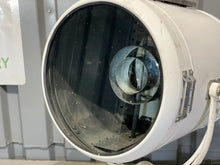 Load image into Gallery viewer, Perko 08840P2WHT Solar-Ray Searchlight, 12”, 120VAC w/ Lever Controller (Used)