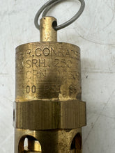 Load image into Gallery viewer, Conrader SRH250-1/4 100 SST Air Safety Valve with Hard Seat Valve Type, *Lot of (2)* (No Box)