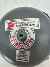 Load image into Gallery viewer, Federal Signal 504-120-1 A-4 Vibratone Bell, 4&quot;, Gray, 120VAC (Open Box)