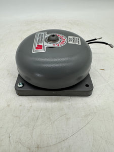 Federal Signal 504-120-1 A-4 Vibratone Bell, 4", Gray, 120VAC (Open Box)