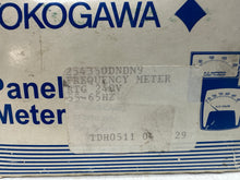 Load image into Gallery viewer, Yokogawa 254350DNDN9 55-65Hz Frequency Panel Meter (New)