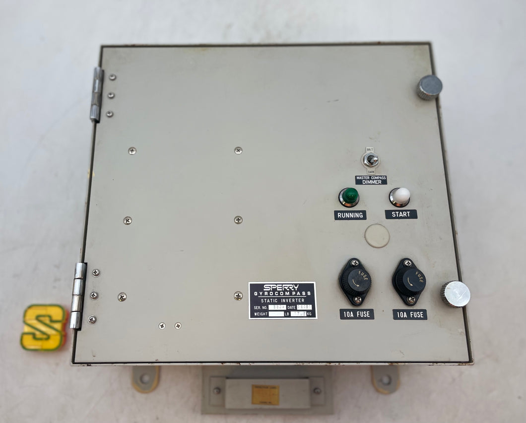 Sperry Marine Gyrocompass Static Inverter Unit (Used)