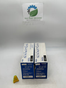 Brother TN-660 Toner Cartridge, Black *Lot of (2)* (New)