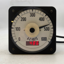 Load image into Gallery viewer, Crompton 007-DIWA-PZSJ-C6-A5 007-DI AC Panel Voltmeter Analog/Digital Dis (Used)