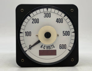 Crompton 007-DIWA-PZSJ-C6-A5 007-DI AC Panel Voltmeter Analog/Digital Dis (Used)