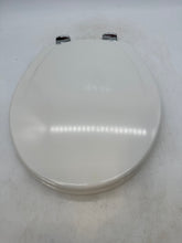 Load image into Gallery viewer, Mayfair 830CHSLB Round Enameled Wood Toilet Seat, White (New)