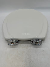 Load image into Gallery viewer, Mayfair 830CHSLB Round Enameled Wood Toilet Seat, White (New)