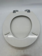 Load image into Gallery viewer, Mayfair 830CHSLB Round Enameled Wood Toilet Seat, White (New)