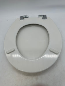 Mayfair 830CHSLB Round Enameled Wood Toilet Seat, White (New)