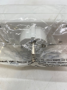 Makel 10033 3-Socket, Grounded, White, 16A 250V *Lot of (3)* (New)