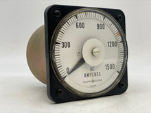 Load image into Gallery viewer, GE AC Ammeter Panelmeter, 0-1500A (Used)