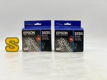 Load image into Gallery viewer, Epson 252XL Black Ink Cartridge *Lot of (2)* (New)