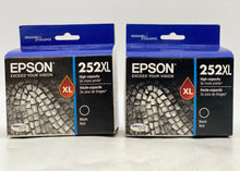 Load image into Gallery viewer, Epson 252XL Black Ink Cartridge *Lot of (2)* (New)