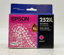 Load image into Gallery viewer, Epson 252XL Magenta Ink Cartridge *Lot of (2)* 09/2018 (New)