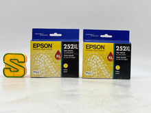 Load image into Gallery viewer, Epson 252XL Yellow Ink Cartridge *Lot of (2)* 09/2018 (New)