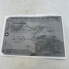 Load image into Gallery viewer, TDI T112-60001-B2L-M T112B Series TurboTwin Engine Air Starter, LH (Reman)