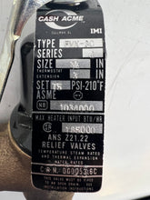 Load image into Gallery viewer, Cash Acme 16930-0075 FVX-3C Temp Pressure Relief Valve, 3/4&quot; (Open Box)