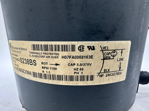 GE Regal-Beloit 5KCP39GGS238BS Condenser Fan Motor, 1/4 HP, 208-230V 1Ph (Used)