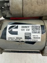 Load image into Gallery viewer, Cummins 3965283 Delco Remy 19026029 Electric Starter, 12V CW, 12-Tooth (Used)