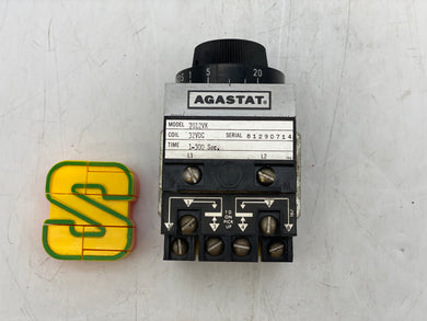 Agastat 7012VK Time Delay Relay 32VDC Coil 1-300 Seconds (Used)