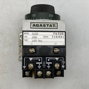 Agastat 7012VK Time Delay Relay 32VDC Coil 1-300 Seconds (Used)