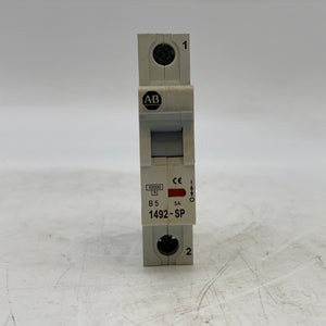 Allen-Bradley 1492-SP1B050 Series C Circuit Breaker 5A *Lot of (5)* (Used)