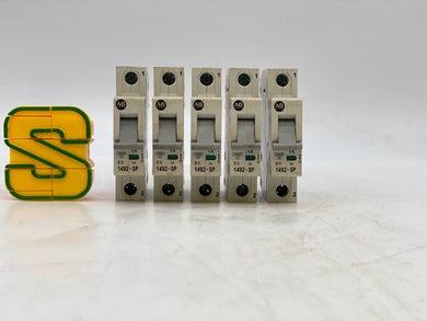 Allen-Bradley 1492-SP1B050 Series C Circuit Breaker 5A *Lot of (5)* (Used)