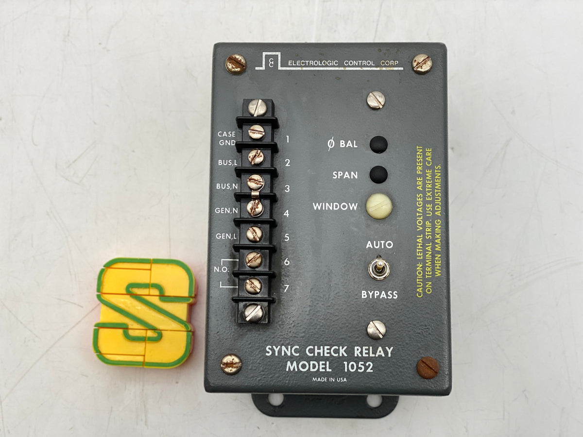 Russelectric Inc. 1052-U2 Model 1052 Sync Check Relay, 120VAC (Used ...