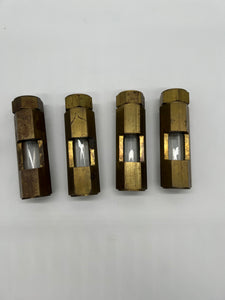 LDI Industries F154-01 Inline Flow Sight *Lot of (4)* (No Box)