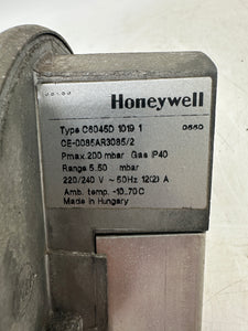 Honeywell C6045D-1019-1 Air/Gas Pressure Switch, 5-50 mbar (Used)