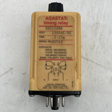 Load image into Gallery viewer, Agastat SSC12ANA Timing Relay 120VAC/VDC .5-15m (Used)