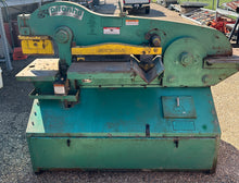 Load image into Gallery viewer, Piranha P-120 Ironworker 120 Ton Hydraulic Powered Unit w/ 3' Backgauge (Used)