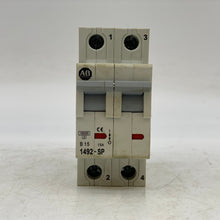 Load image into Gallery viewer, Allen-Bradley 1492-SP2B150 Ser. C Circuit Breaker, 2P 15A *Lot of (2)* (Used)