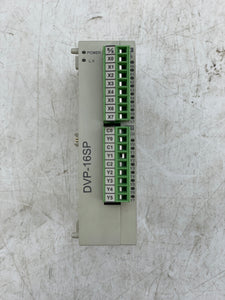 Delta DVP16SP11R DVP-16SP Digital I/O Module 8 In/Out (Used)