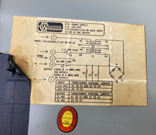 Load image into Gallery viewer, Wagner 510-322 PS11 Enclosed Power Supply 115VAC Input 12/24 VDC Output (Used)