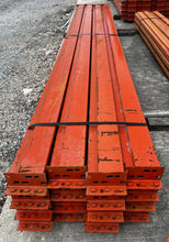 Load image into Gallery viewer, Pallet Rack Beam 144&quot; x 5.75” 3-Stud Shield Teardrop *Lot of (16)* (Used)