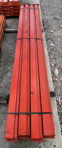 Pallet Rack Beam 144" x 5.75” 3-Stud Shield Teardrop *Lot of (16)* (Used)