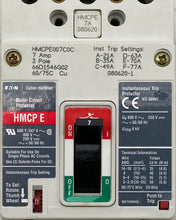 Load image into Gallery viewer, Eaton Cutler-Hammer HMCPE007C0C Motor Circuit Protector 7A 3-P 600VAC (Used)