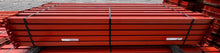 Load image into Gallery viewer, Pallet Rack Beam 96&quot; x 4” 3-Stud Shield Teardrop *Lot of (40)* (Used)