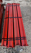 Load image into Gallery viewer, Pallet Rack Beam 96" x 4" 3-Stud New Style Teardrop *Lot of (39)* (Used)