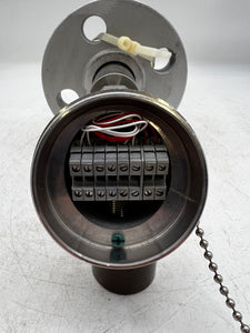 Pushna PII-1016-15 PSE Thermocouple w/ 10" Tapered Shank, 7" Backing Flange (New)