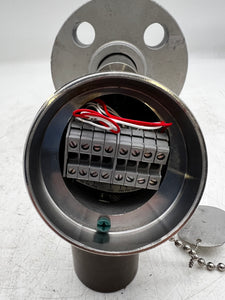 Pushna PII-1016-15 PSE Thermocouple w/ 10" Tapered Shank, 7" Backing Flange (New)