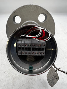 Pushna PII-1016-15 PSE Thermocouple w/ 10" Tapered Shank, 7" Backing Flange (New)