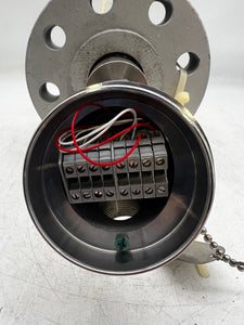 Pushna PII-1016-15 PSE Thermocouple w/ 10" Tapered Shank, 8" Backing Flange (New)